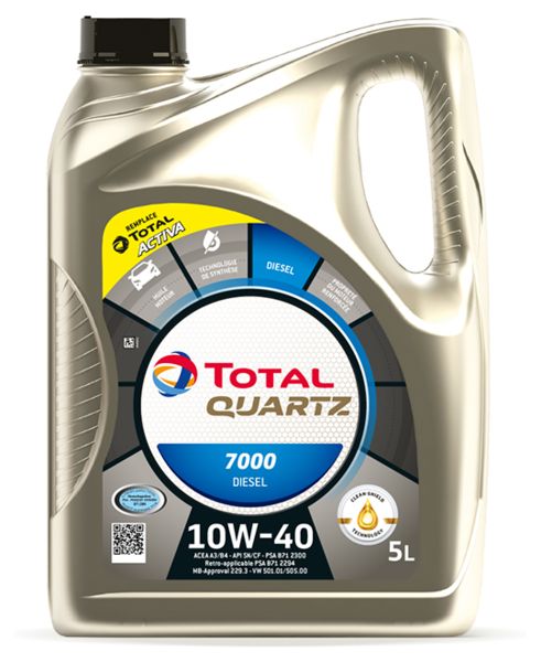 Масло моторное Total Quartz 7000 Diesel 10W-40 5л TOTAL QUARTZ7000DIESEL5L